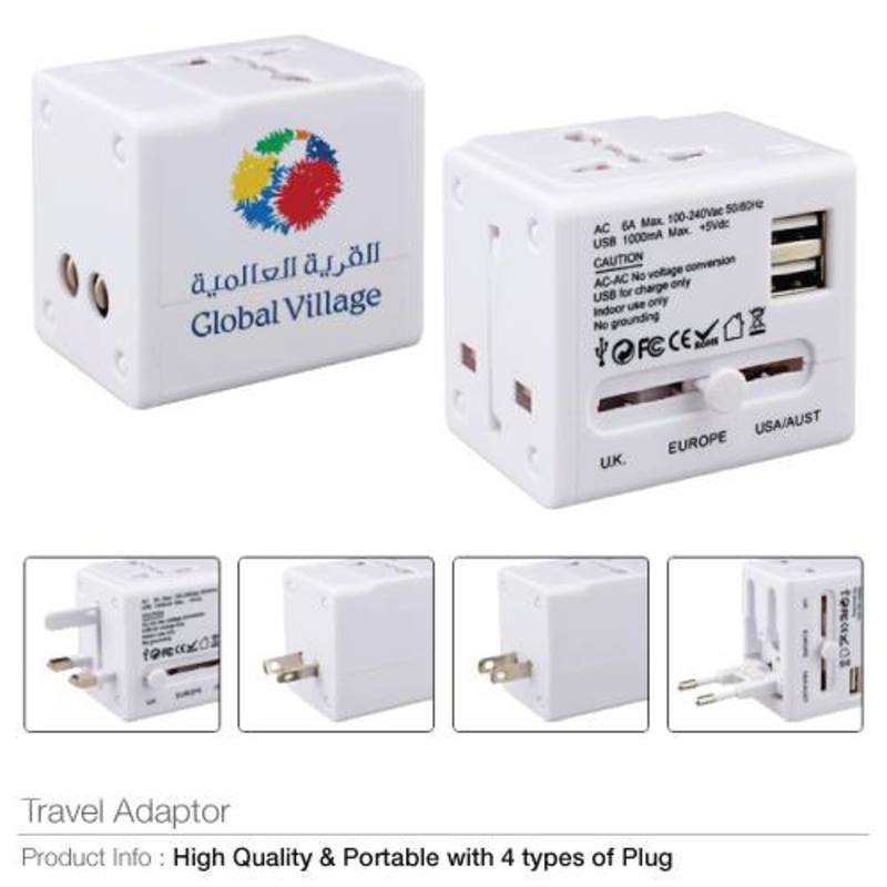 Travel Adapters White Color 226